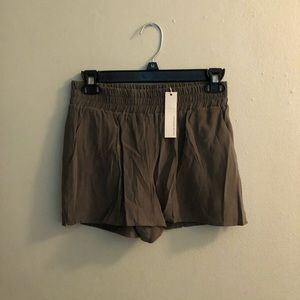 Lavender Brown pull on shorts